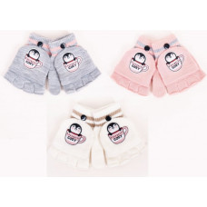 Yo Baby Cimdiņi 5P ar "kapucīti" R-125A GIRL 12 cm