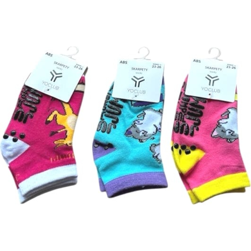 Yo Baby Zeķes batutiem TRAMPOLINE ABS SKS-0021 GIRL (31-34)