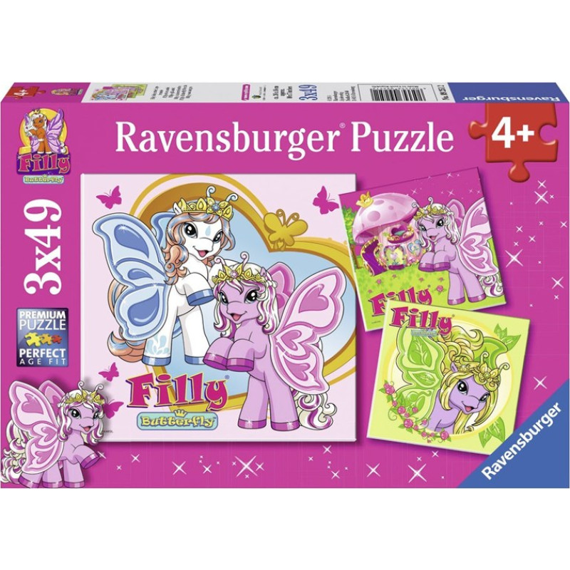 Ravensburger Puzzle 3x49 pcs Filly