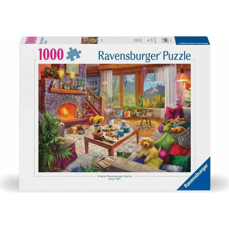 Ravensburger Puzzle 1000 Cozy Cabin