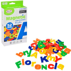 LITERKI I CYFERKI MAGNETYCZNE 52 ELEMENT