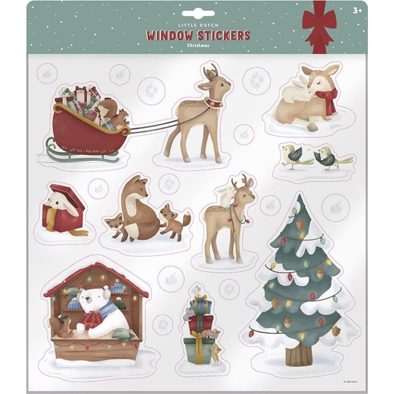 Little Dutch Window stickers Christmas