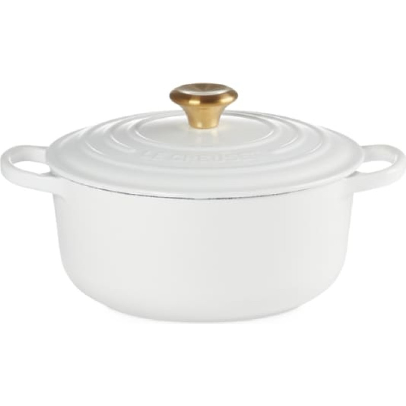 Le Creuset Čuguna katls apaļ&scaron; &Oslash;24cm / 4,2L balts