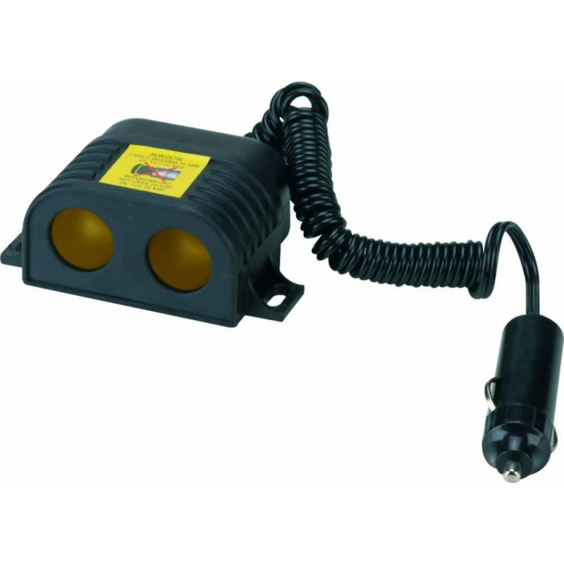 Bottari Double socket with extendible cable 12V/24V "TWO SOCKETS"