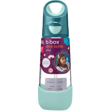 B.box BB500507 Butelka na wodę tritanową ze słomką 600ml Emerald Forest