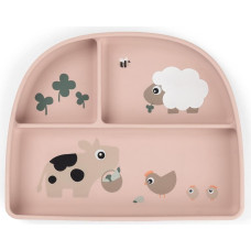 Done By Deer sektoritega taldrik Tiny Farm Powder