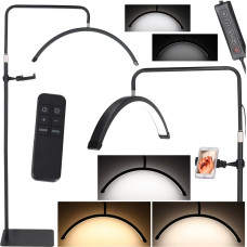 Skropstu pagarināšanas lampa LED 36W regulējama kosmētikas līkne