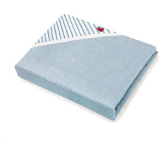 Baby To Love SMART BABY TOWEL - BLUE STRIPES- BAMBOOS