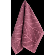RĘCZNIK CHEVRON 30X50 BRUDNY RÓŻ BAW. 500G.