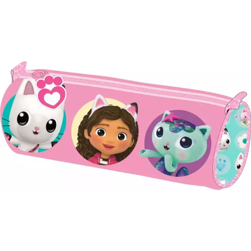 Kids Euroswan - Akcesoria Licencyjne 2 ZIPPER PENCIL CASE GABBYS DOLLHOUSE