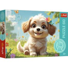 Trefl 17408 Puzzle 60 Szczeniaczkiem być !