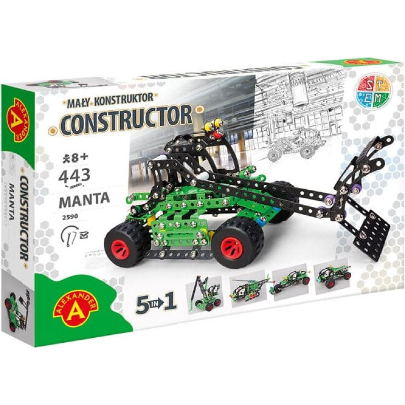 Alexander Metallist konstruktor PRO - Manta (viis &uuml;hes)