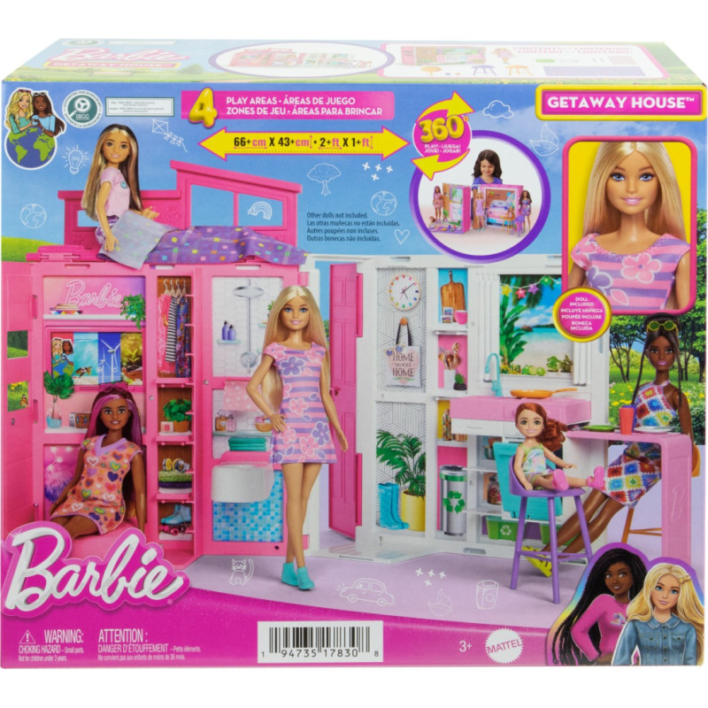 Barbie Getaway House w Doll HRJ77