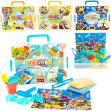 PIASEK KINETYCZNY 1200g Z AKCESORIAMI