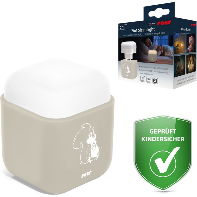 Reer 2in1 SleepLight portable night light, cream