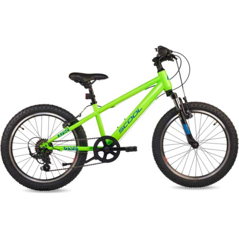 S&acute;cool Laste jalgratas S'COOL Xroc, 20" Neon Green/Ocean
