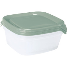 Curver Pārtikas trauciņu komplekts 3 gab. kvadrāts 3x0,8L Fresh&Go zaļ&scaron;