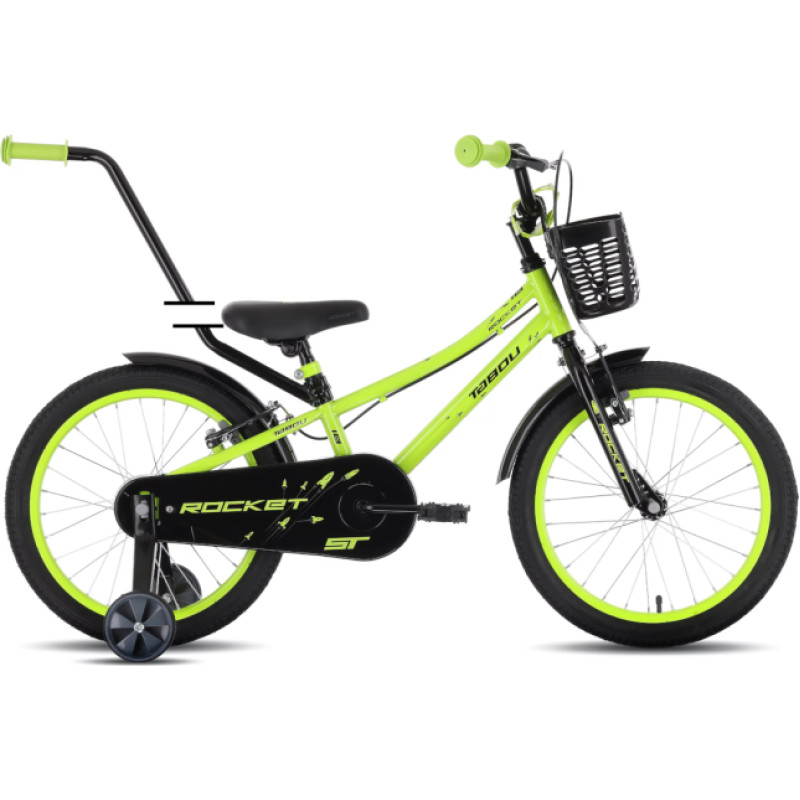 Tabou Laste jalgratas TABOU Rocket ST, 14" roheline-hall
