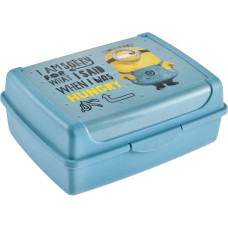 Keeeper Pārtikas uzglabā&scaron;anas trauks deco-click-box midi 1L Carla "Minions Hungry" 17x13x7cm gai&scaron;i zils
