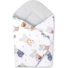 Sensillo BABY WRAP COTTON MOUSE GREY 75X75