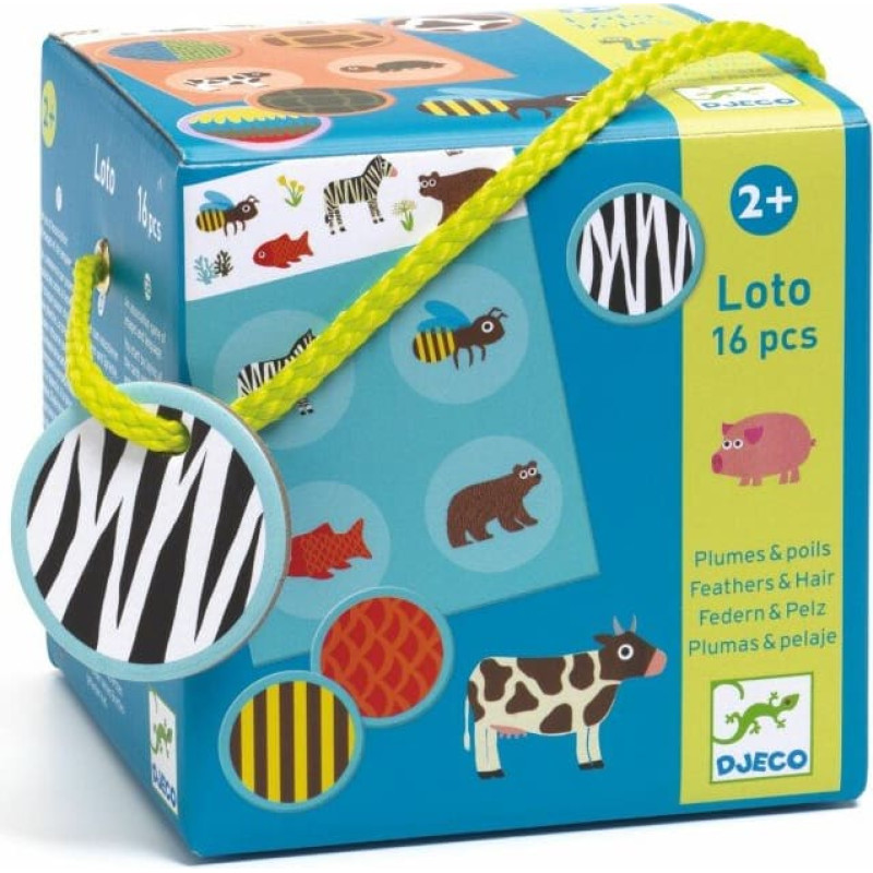 DJECO Loto - Sulg ja karusnahk (16 tk.) DJ08191