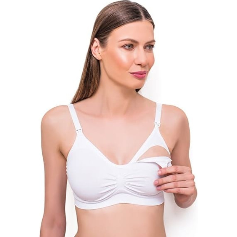 Babyono the bra for nursing mothers D80-85 white 506/09