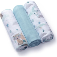 Babyono bamboo diapers 3 pcs blue 397/12