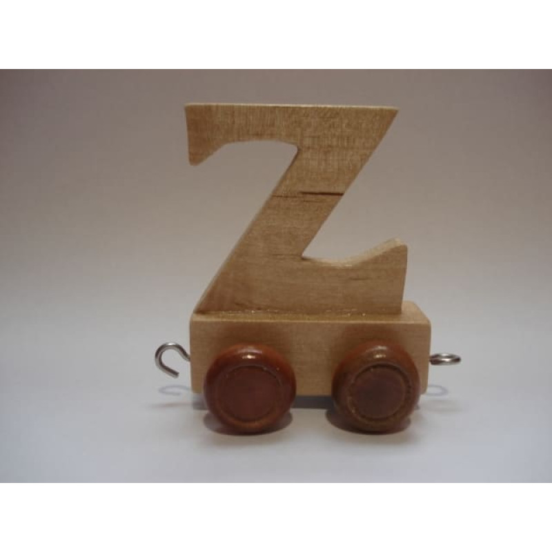 Eco Toys Wood Toys Letter Art.23693 Koka burts uz riteņiem