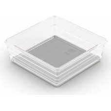 KIS Kastīte Sistemo Organizer 6 15 x 15 x 5 cm caurspīdīga/gaiši pelēka