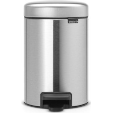 BRABANTIA Pedaaliga prügikast NewIcon, 3 l, Matt Steel