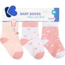 Baby socks with 3D ears Rabbits in Love 2-3y