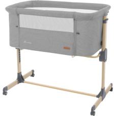 Bedside crib Amaris Light Grey