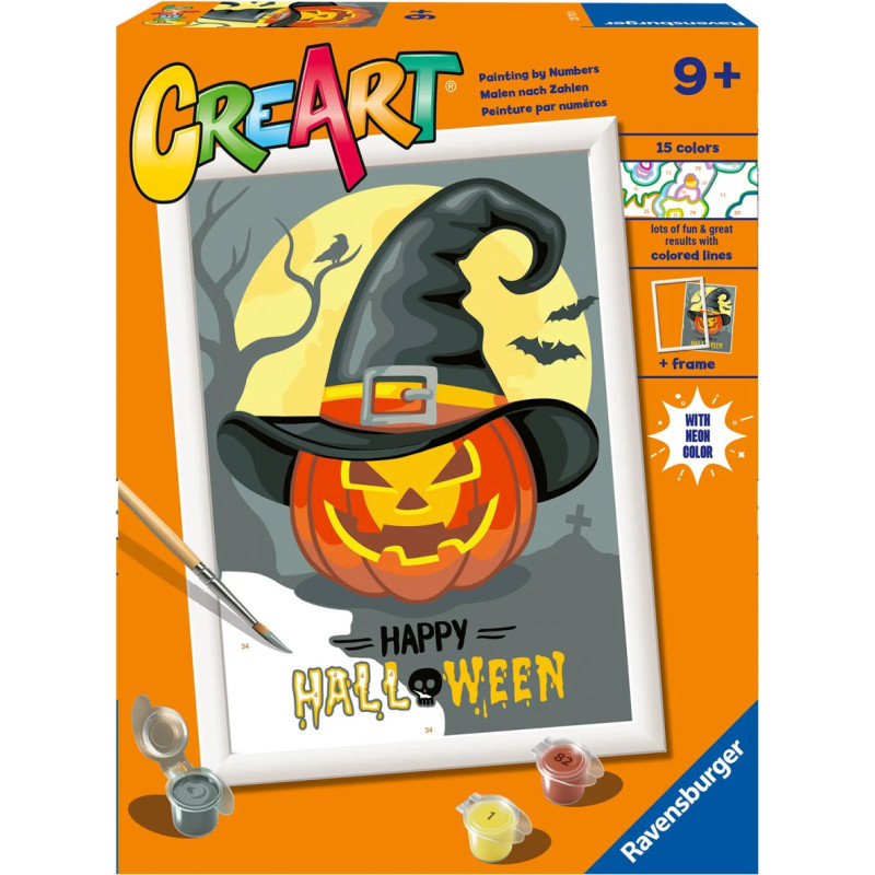 CreArt – loovkomplekt „Happy Halloween”, 23712 (juhendid: DE/FR/IT/EN/ES/PT)