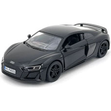 Kinsmart mänguauto, 2020 Audi R8 Coupé, must