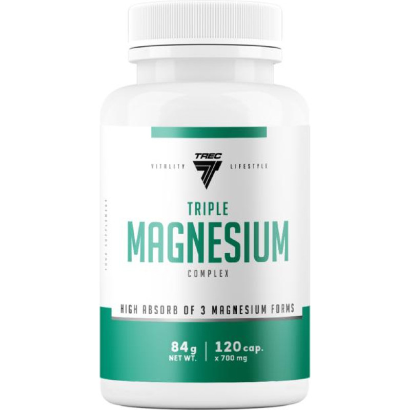Trec Magneesium TREC TRIPLE MAGNESIUM COMPLEX 120 kapslit