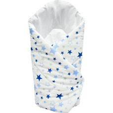 Ankras wrap blanket 80/80 blue stars white