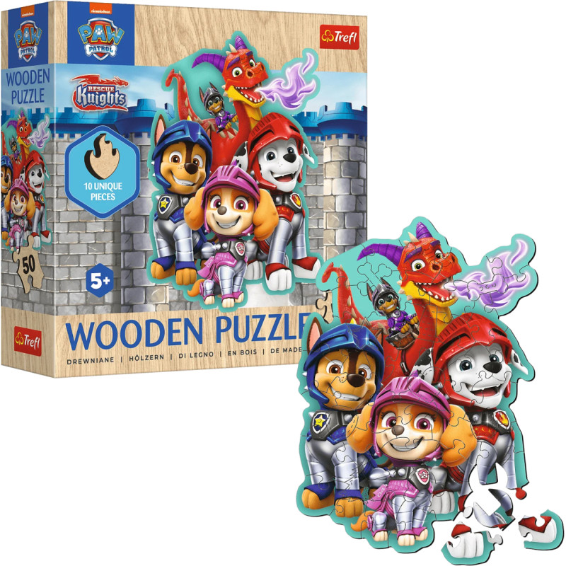 PSI PATROL *50* PUZZLE DREWNIANE KONTUR