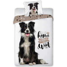 POŚCIEL KPL. BEST FRIENDS 022 BORDER COLLIE 160X200+70X80 BAW.MŁ.