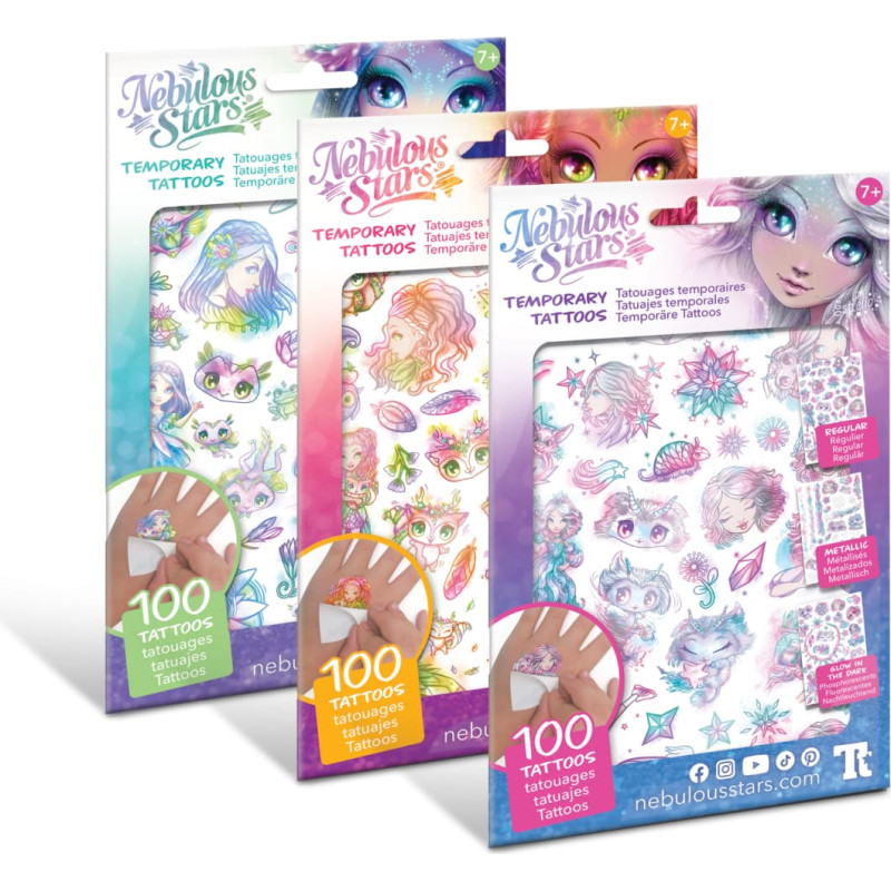 Nebulous Stars Temporary Tattoos - Asst., 11410