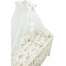 Ankras Bedding set - 6  parts - 120/90/360 - ANIMALS on SWING