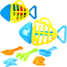 ZESTAW DO PIASKU RYBA 7 ELEMENTÓW
