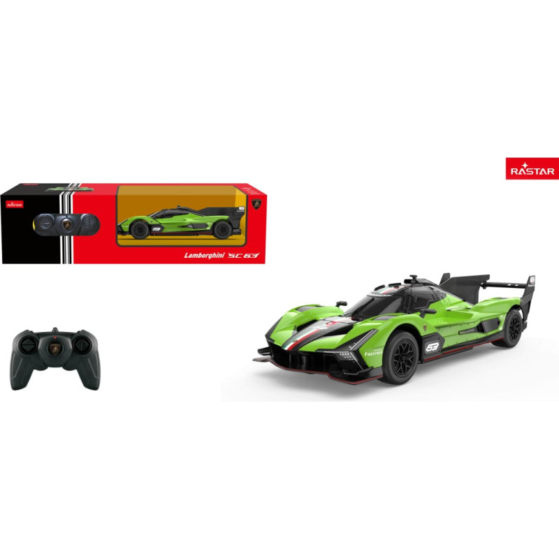 Rastar R/C 1:24 radiovadāms auto Lamborghini SC63, 10160