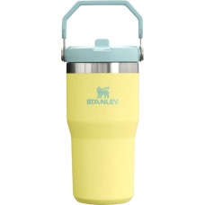 Stanley Termokrūze ar salmiņu The IceFlow Flip Straw 2.0 Tumbler 0,6L pomelo dzeltenzaļa