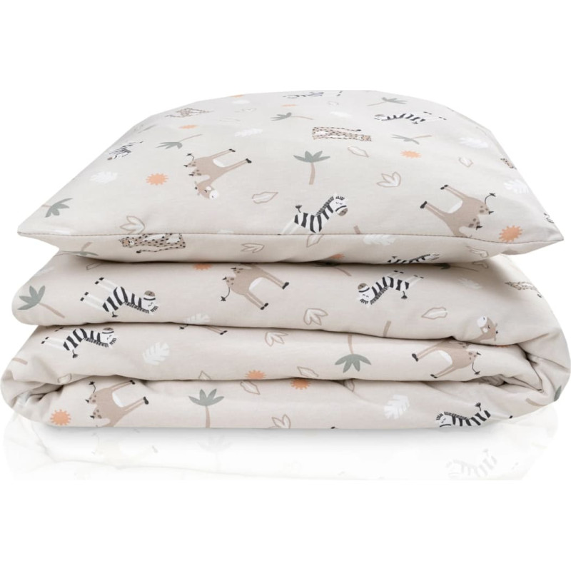 Julius Zollner Gultas veļas komplekts JERSEY Savanne Beige, 80x80 + 35x40 cm