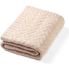 Babyono 1648/01 MERINO WOOL BLANKET LIGHT BEIGE