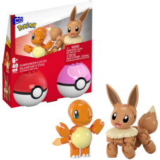 Mattel MEGA Pokemon Pokeball Charmander Eevee JCR81