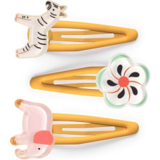 Djeco Plume - Juukseklambrid - Džungel (3 tk.)