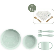 Miniland MEAL SET ROUND MINT