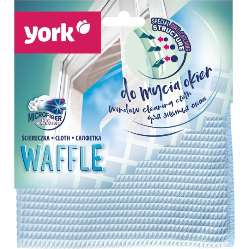 York Logu mikro&scaron;ķiedras lupatiņa WAFFLE