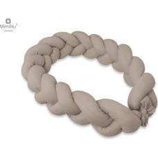 Miminu KIECZMERSKI Ochraniacz - warkocz ROYAL bawełna 100% dł.240 cm mokka